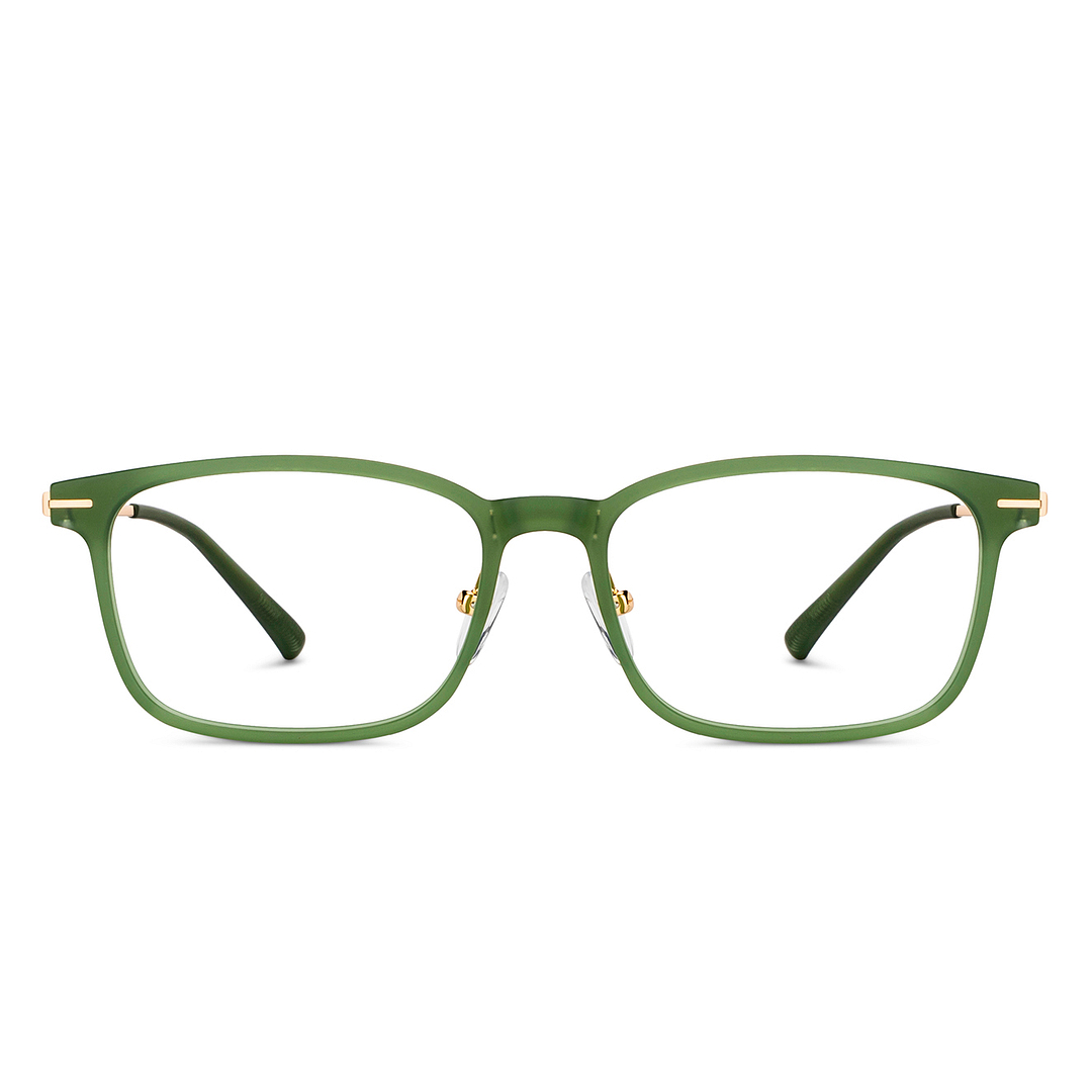 Lenskart Air Online Green Transparent Full Rim Rectangle left side