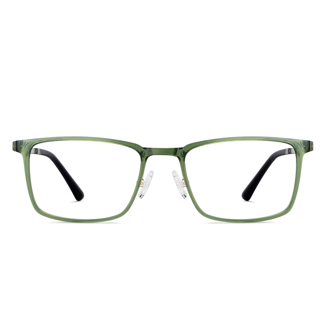 Lenskart Air Online Green Transparent Full Rim Rectangle right side