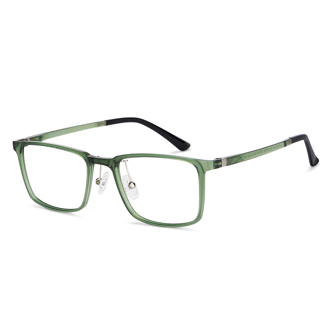 Lenskart Air Online Green Transparent Full Rim Rectangle right side