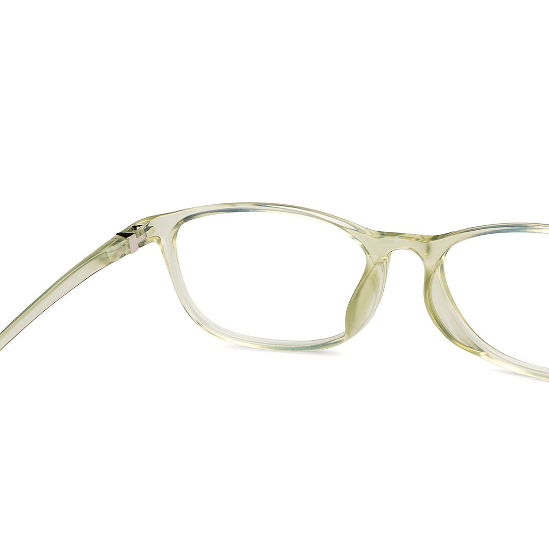 Lenskart Air Online Green Transparent Full Rim Rectangle right side