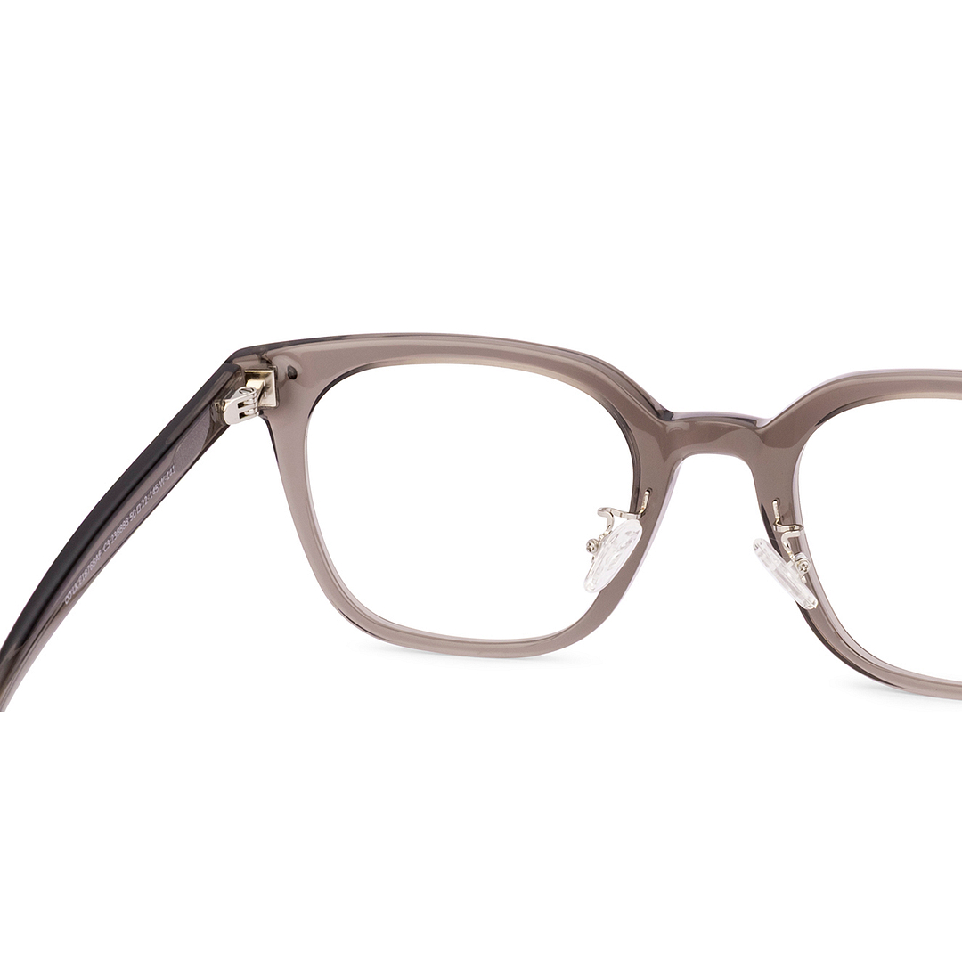 Lenskart Brown Transparent Full Rim Square right side
