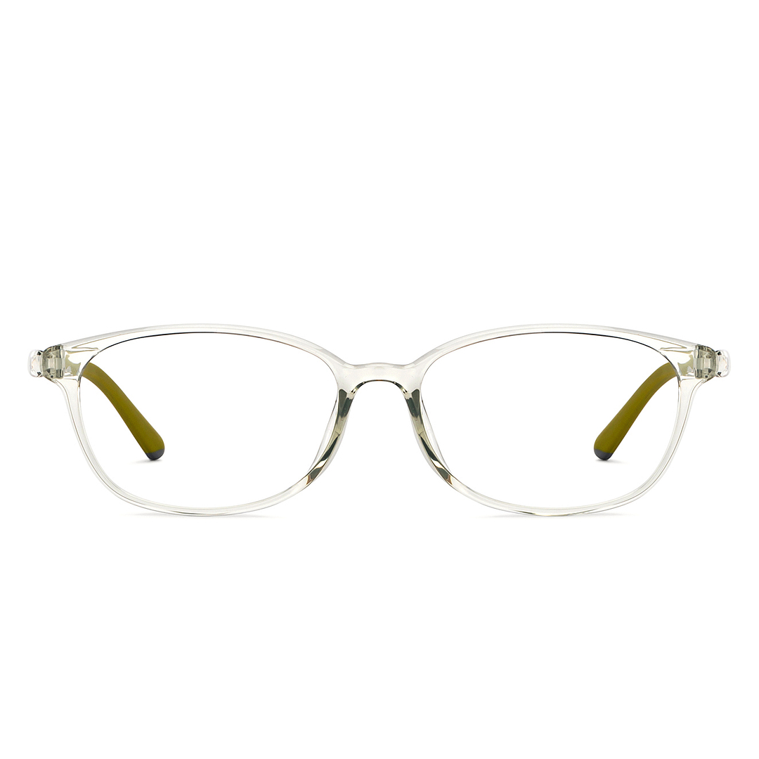 Lenskart Air Online Green Transparent Full Rim Cat Eye left side