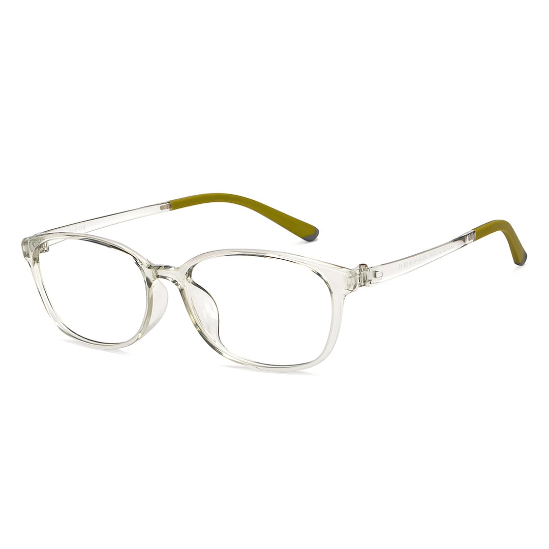 Lenskart Air Online Green Transparent Full Rim Cat Eye right side
