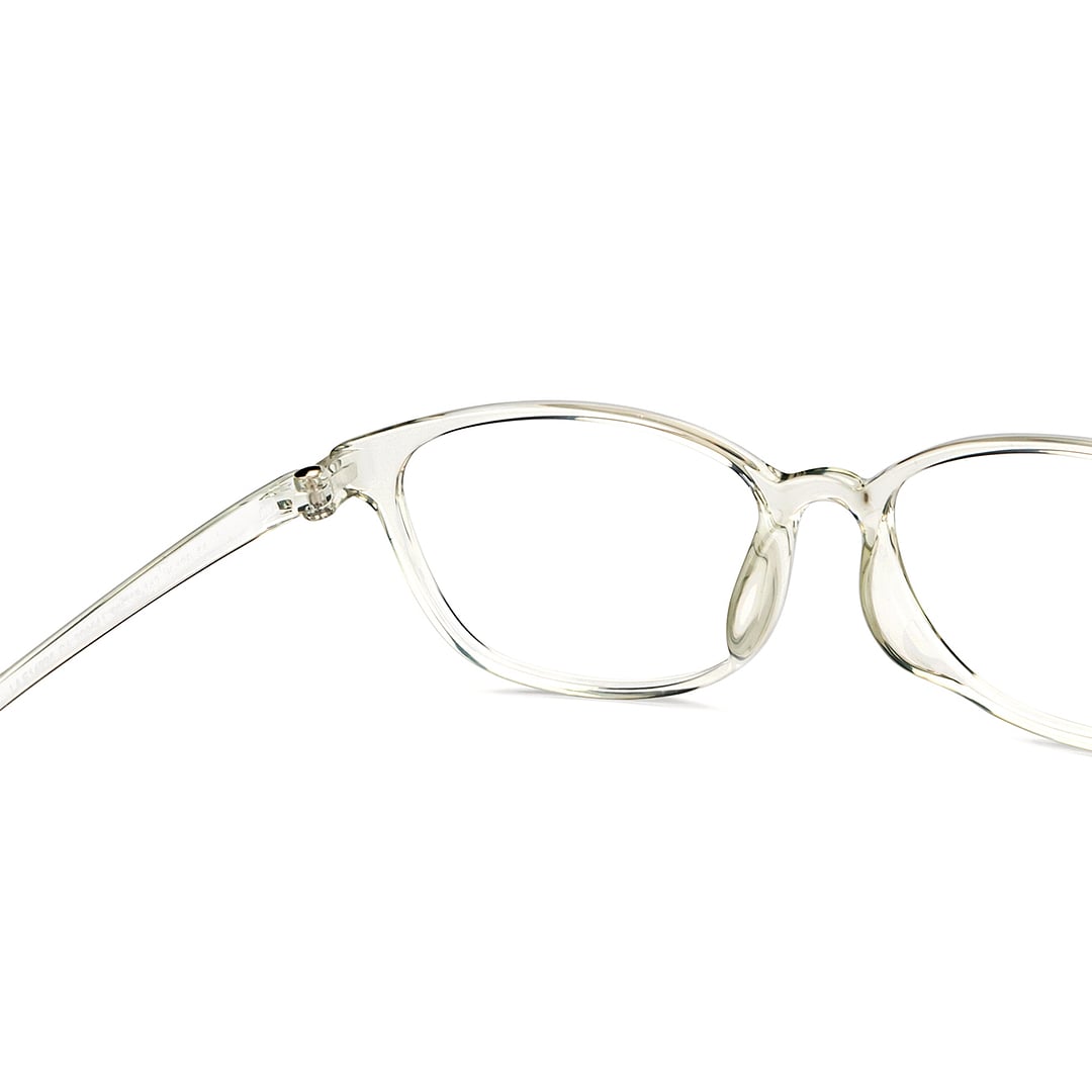 Lenskart Air Online Green Transparent Full Rim Cat Eye right side