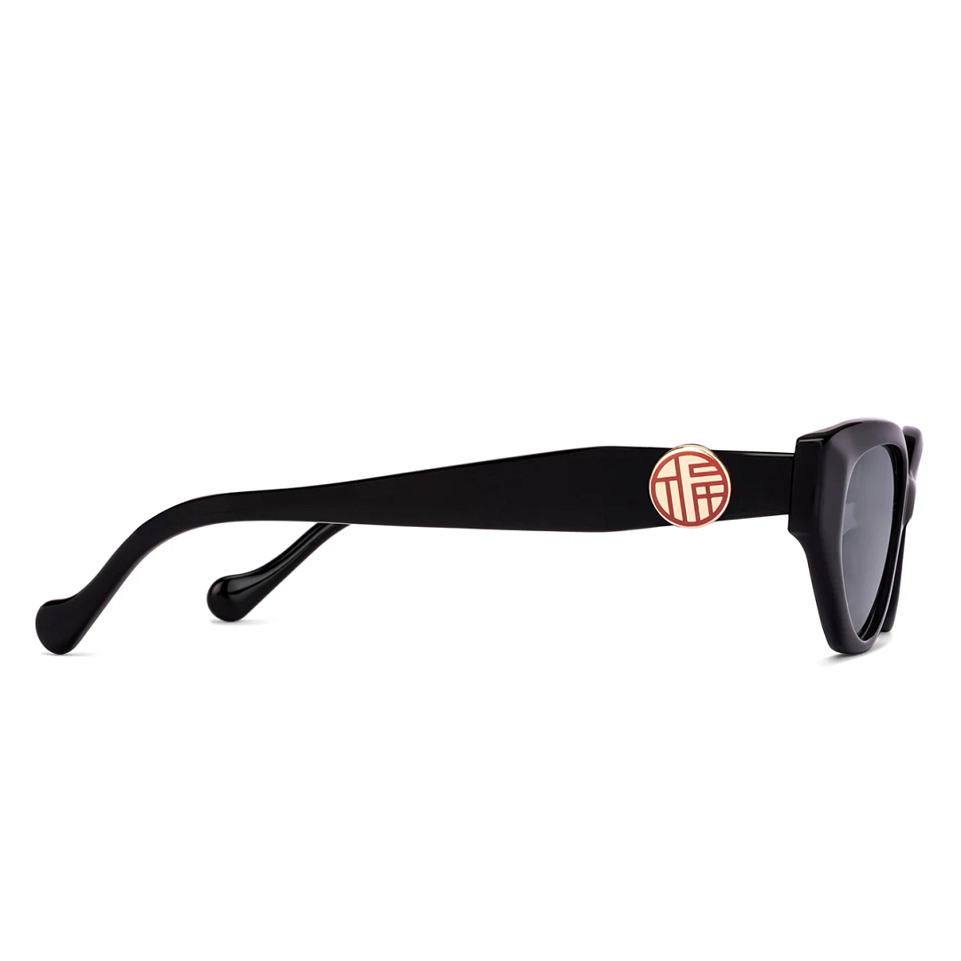 Lenskart Black Full Rim Cat Eye left side