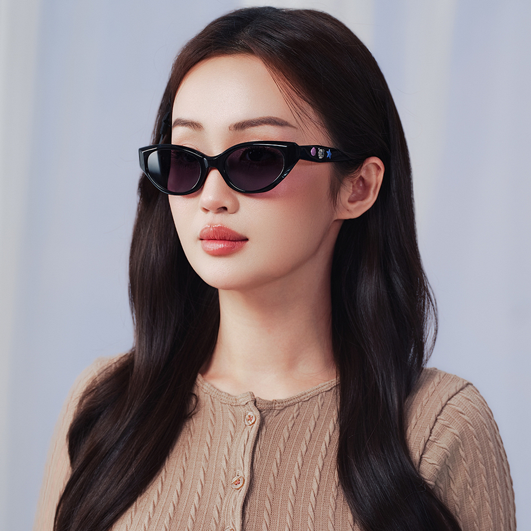 Lenskart Black Full Rim Cat Eye left side