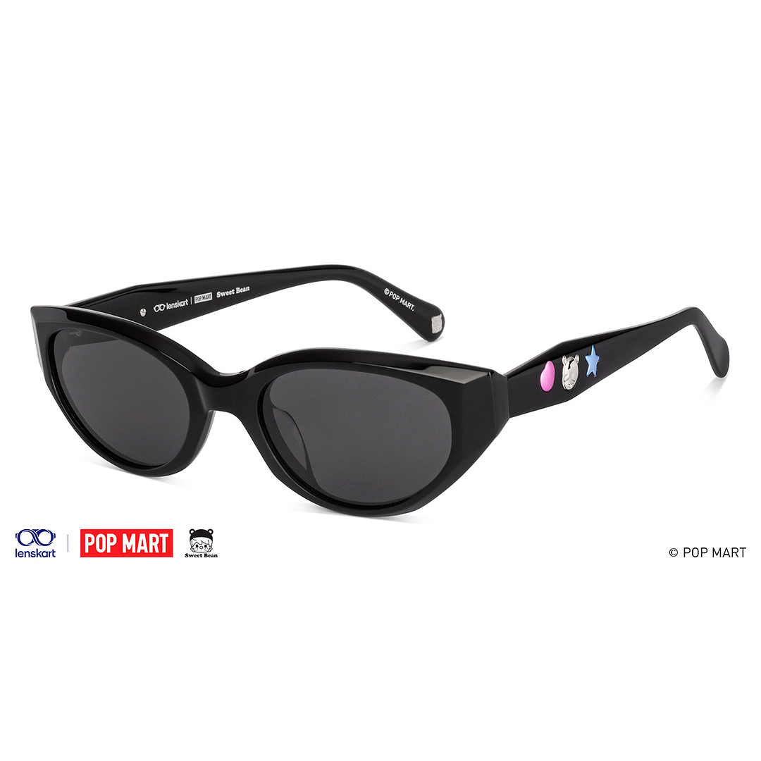 Lenskart Black Full Rim Cat Eye left side