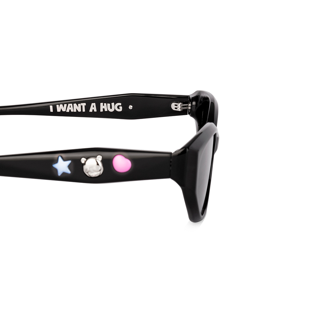 Lenskart Black Full Rim Cat Eye left side