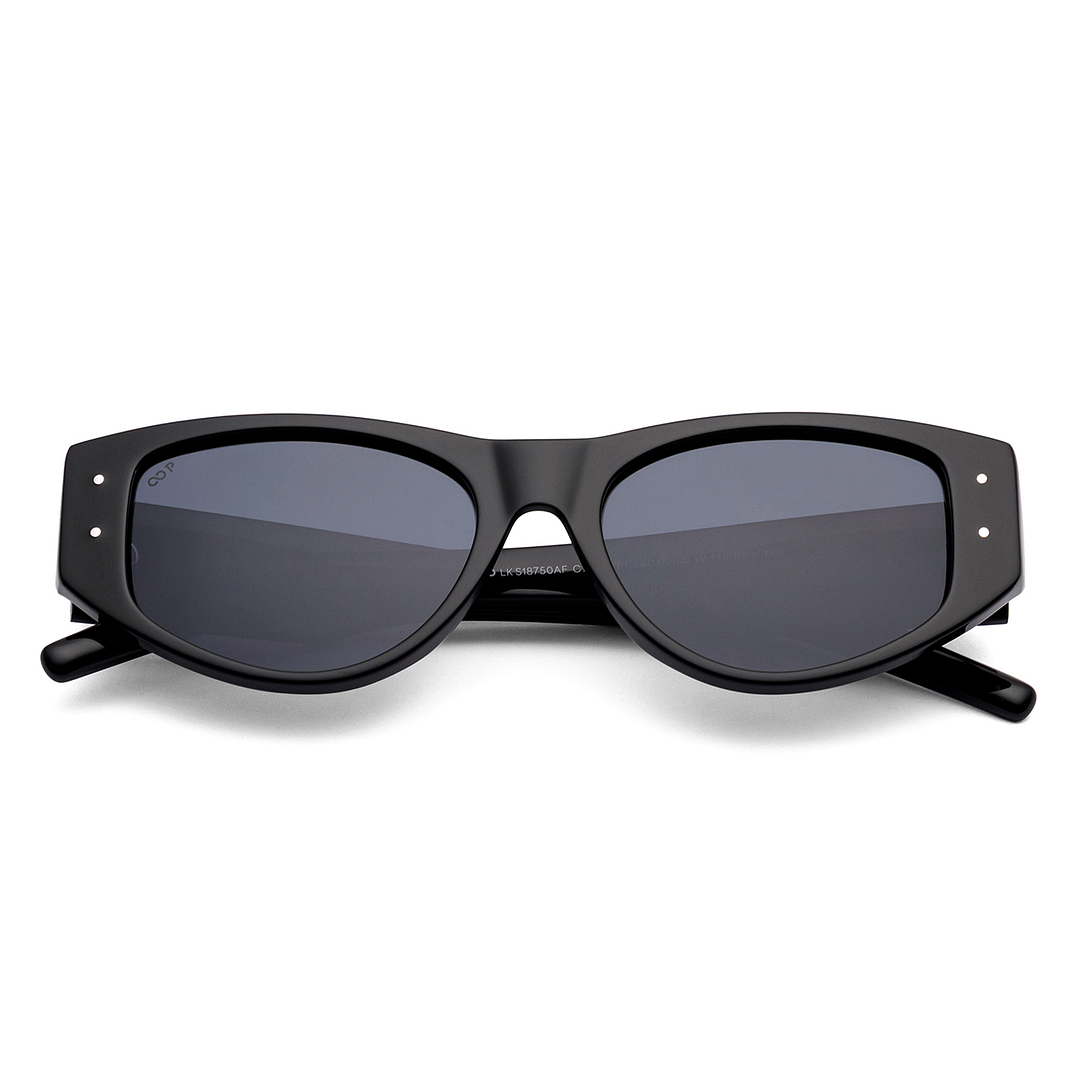 Lenskart Black Full Rim Cat Eye left side