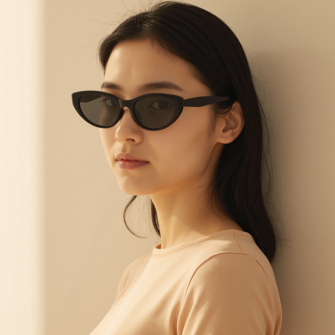 Lenskart Black Full Rim Cat Eye right side