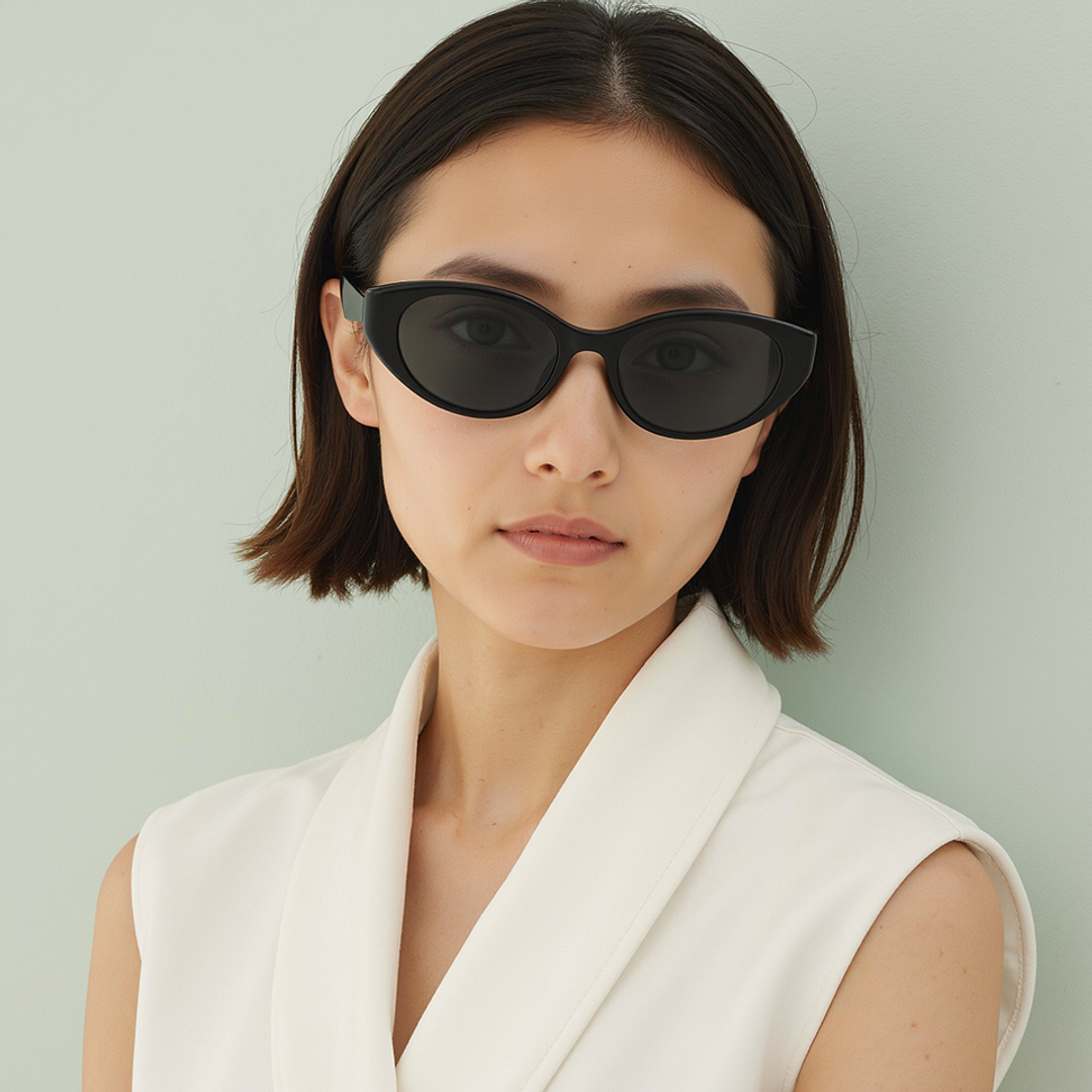 Lenskart Black Full Rim Cat Eye left side