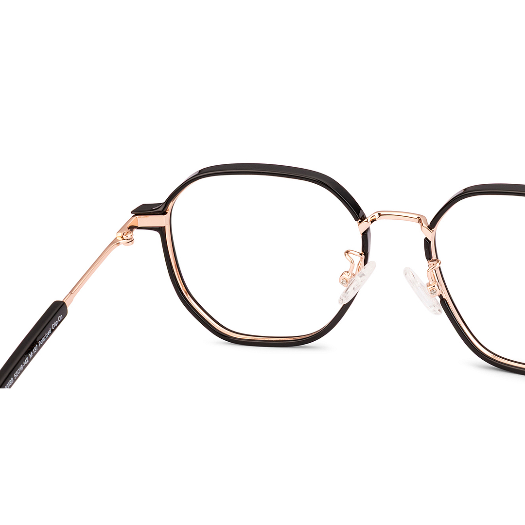 Lenskart Air Black Full Rim Geometric left side