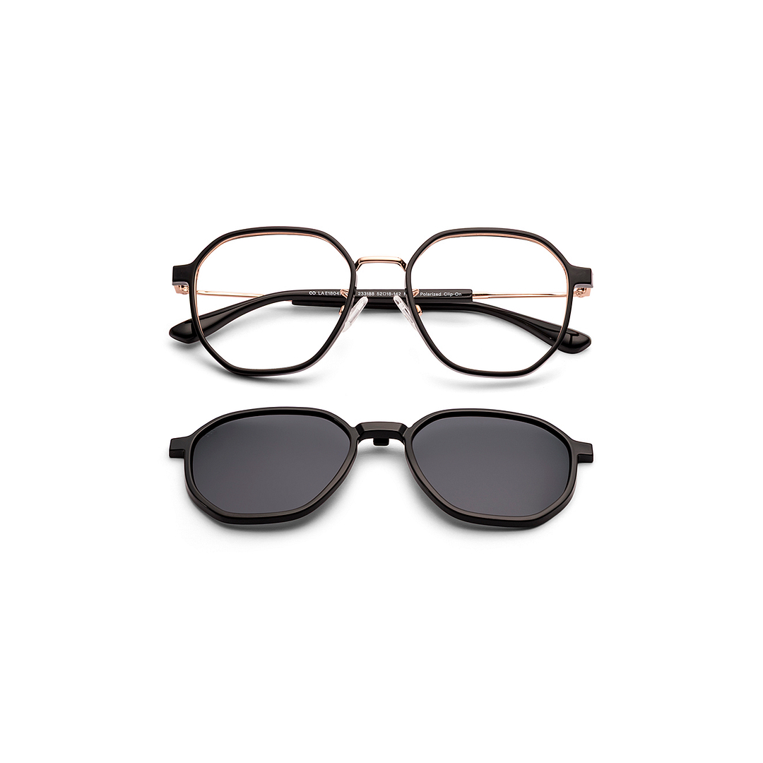 Lenskart Air Black Full Rim Geometric left side
