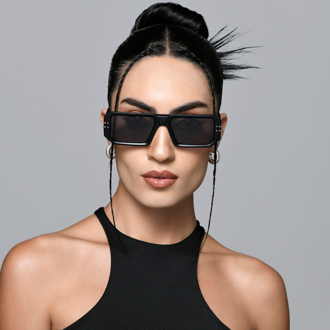 لينسكارت ستوديو أونلاين أسود حافة كاملة المستطيل right side