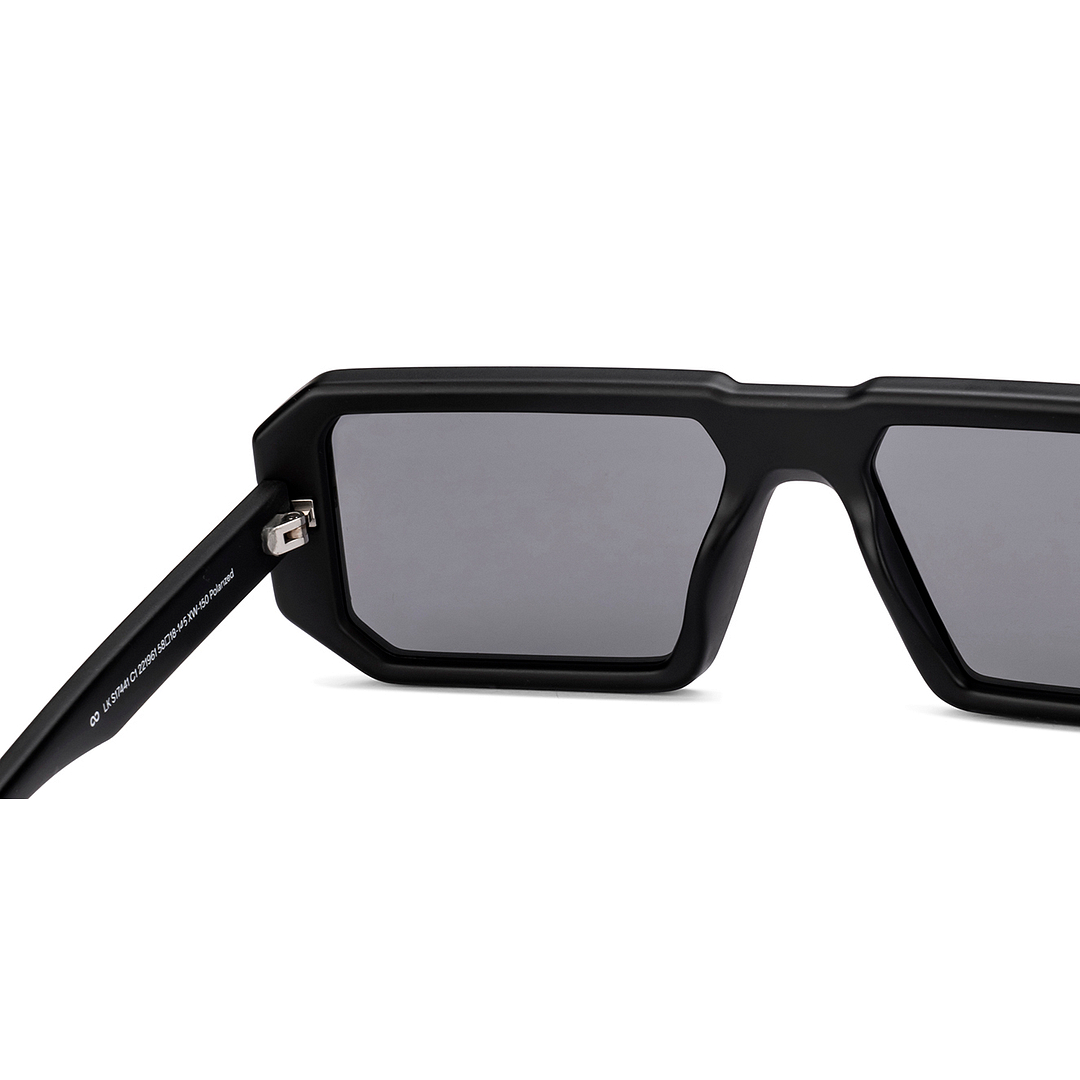 لينسكارت ستوديو أونلاين أسود حافة كاملة المستطيل left side