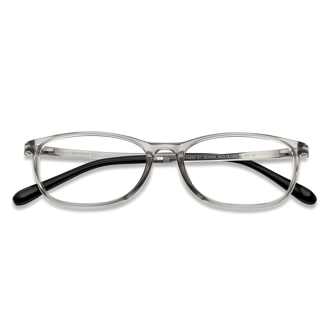 Lenskart Air Online Light Gray Full Rim Rectangle left side