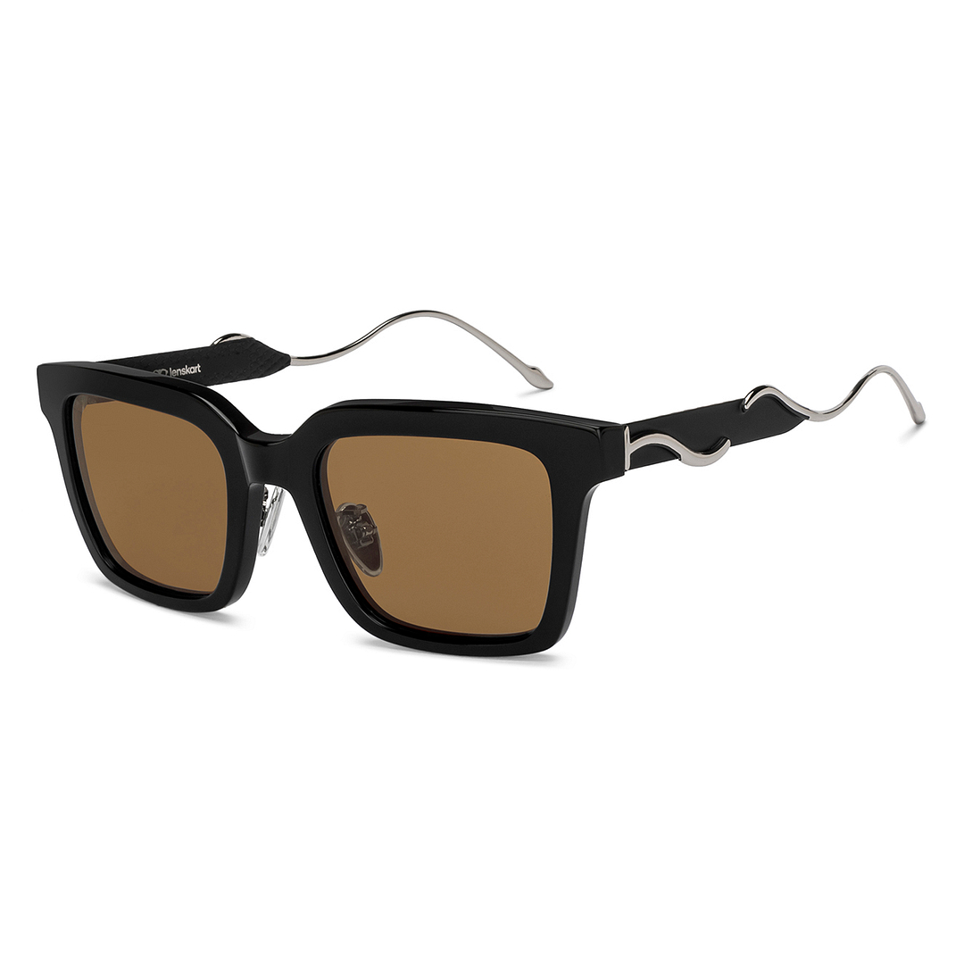 Lenskart Black Full Rim Rectangle left side