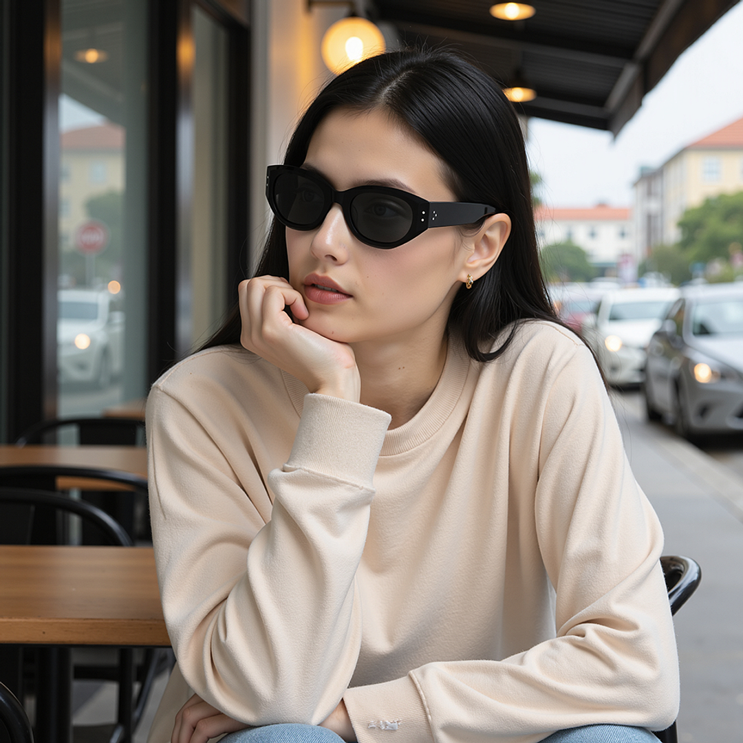 Lenskart Black Full Rim Rectangle right side