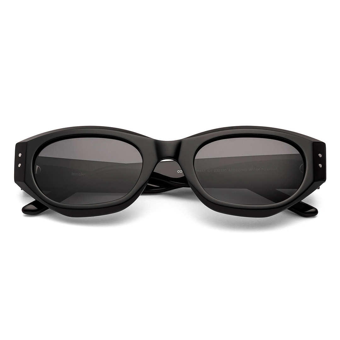 Lenskart Black Full Rim Rectangle left side