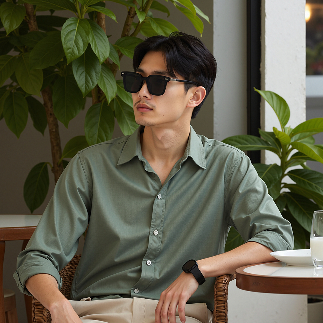 Lenskart STUDIO Black Full Rim Square right side