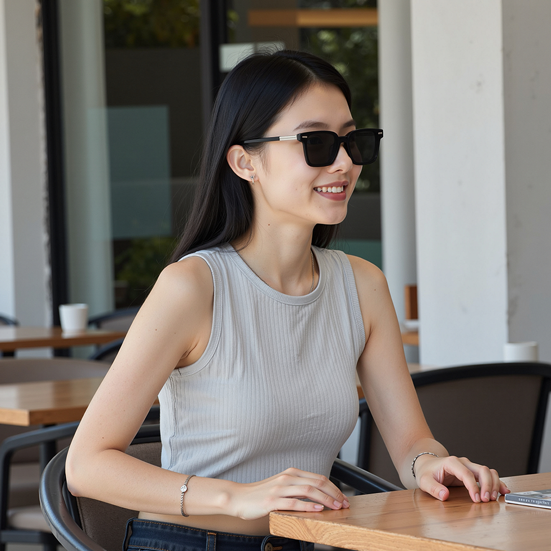 Lenskart STUDIO Black Full Rim Square left side