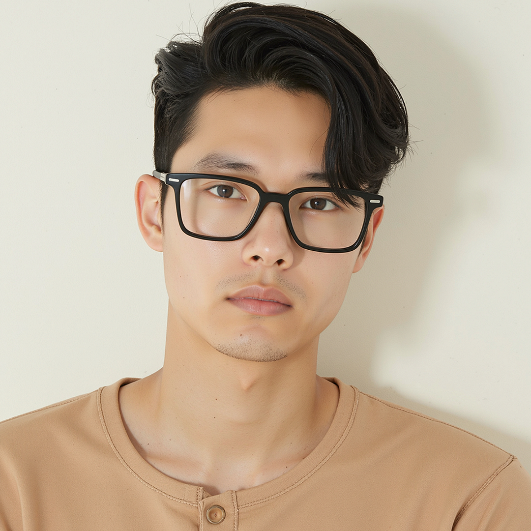 Lenskart STUDIO Black Full Rim Square right side