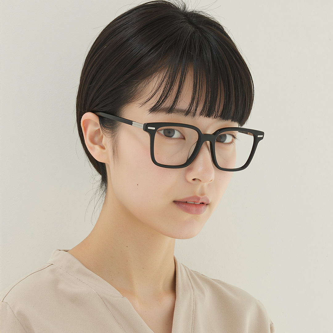 Lenskart STUDIO Black Full Rim Square right side