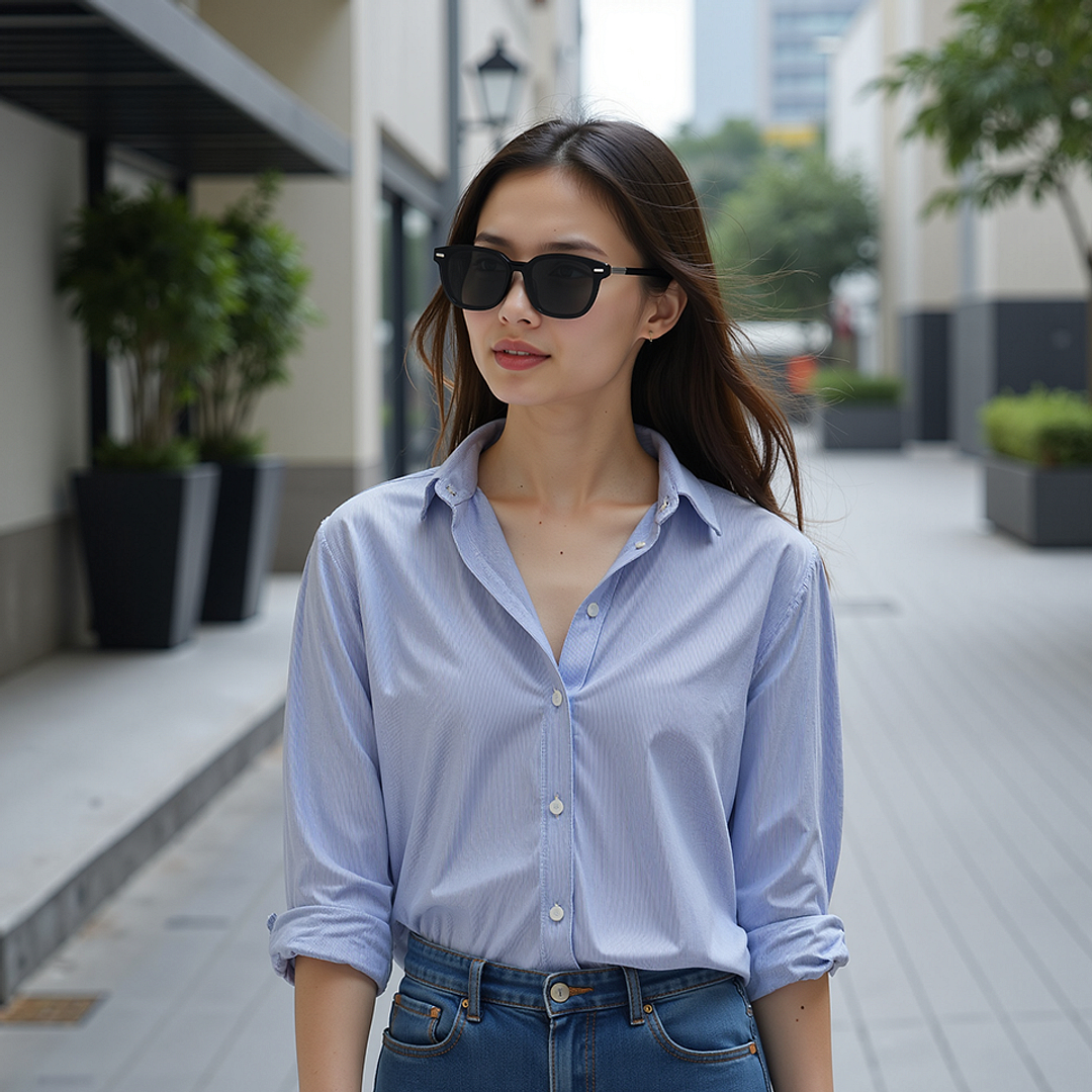 Lenskart STUDIO Black Full Rim Square left side