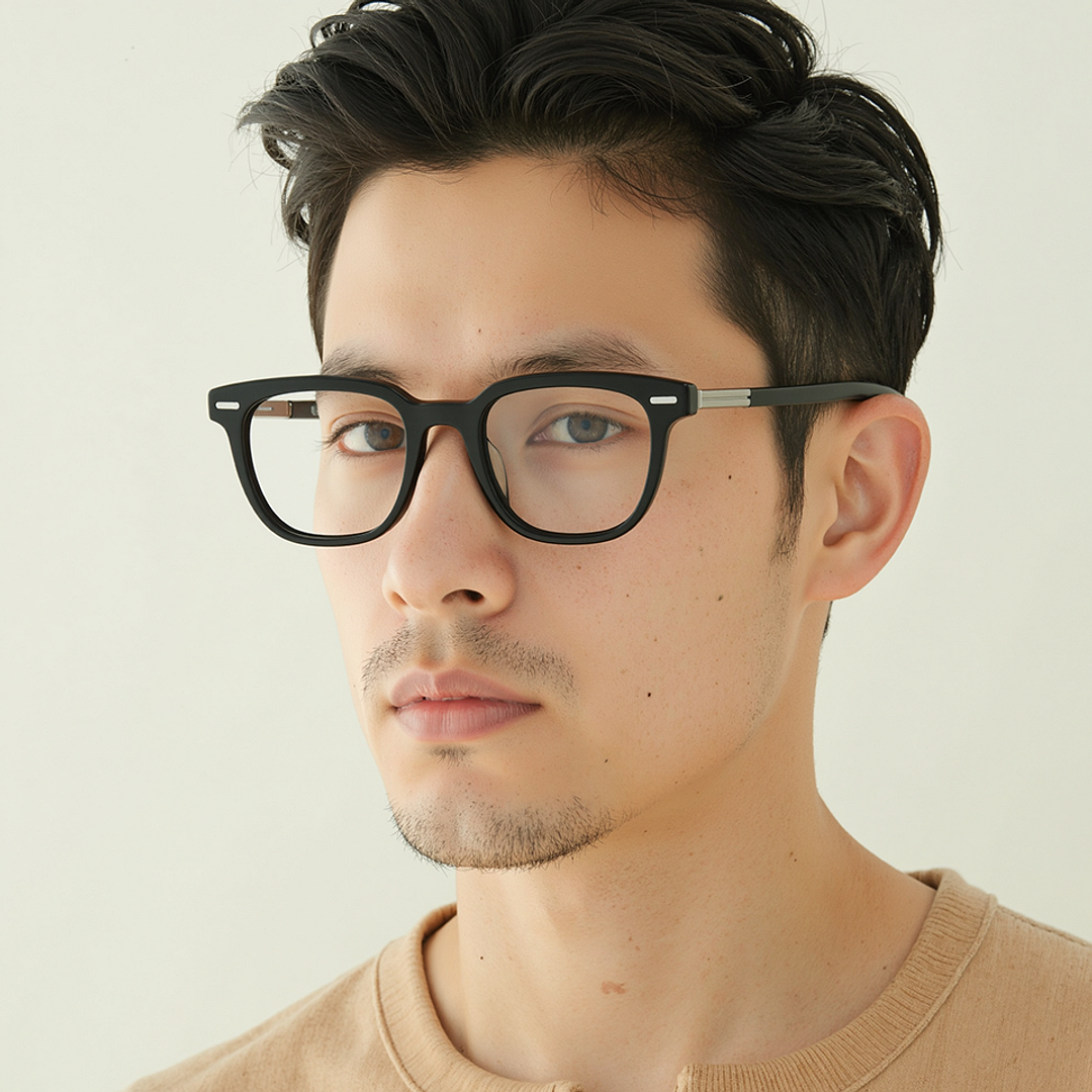 Lenskart STUDIO Black Full Rim Square right side