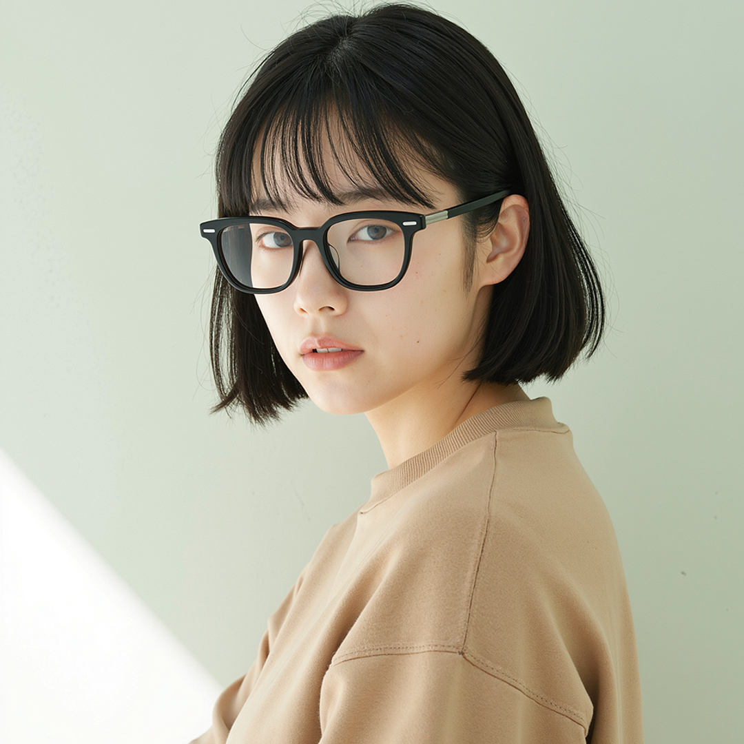 Lenskart STUDIO Black Full Rim Square right side