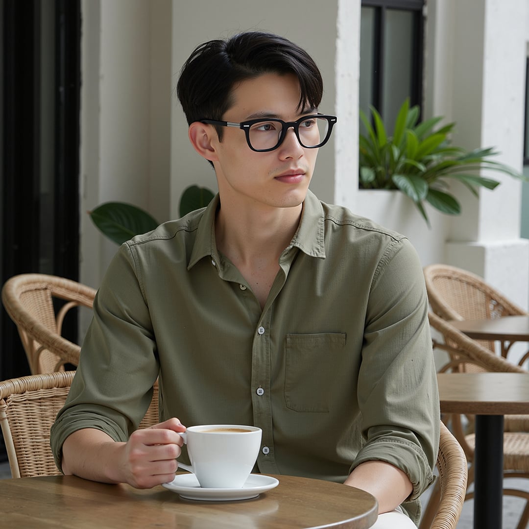 Lenskart STUDIO Black Full Rim Square right side