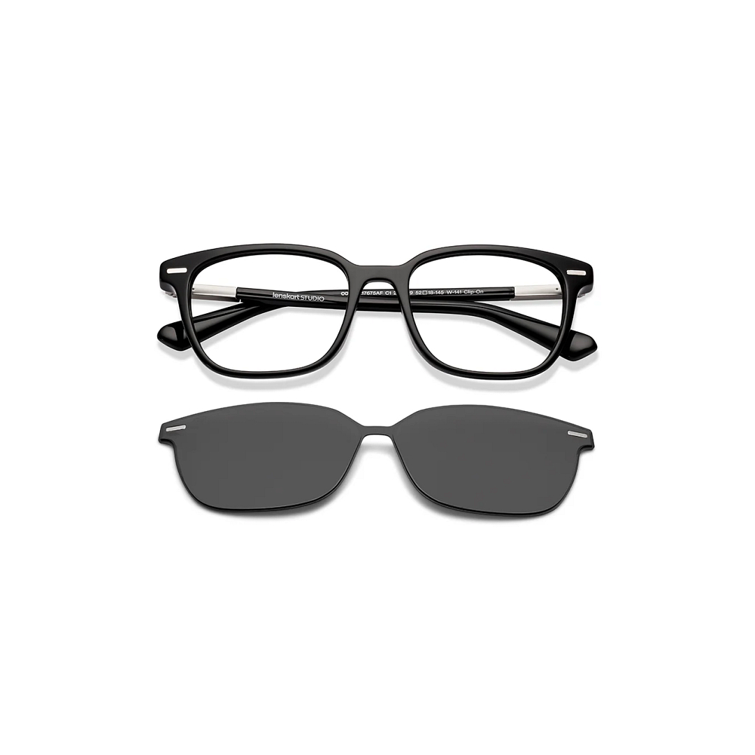 Lenskart STUDIO Black Full Rim Square right side
