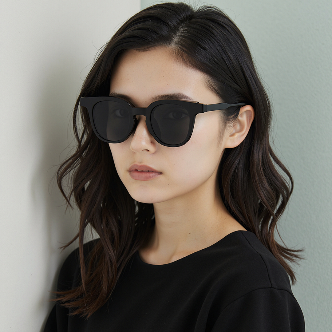 Lenskart Air Black Full Rim Round right side