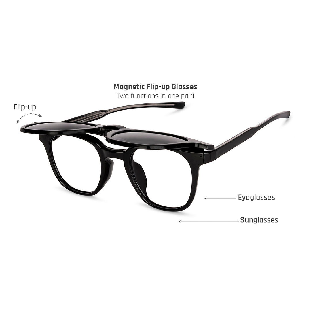 Lenskart Air Black Full Rim Round right side