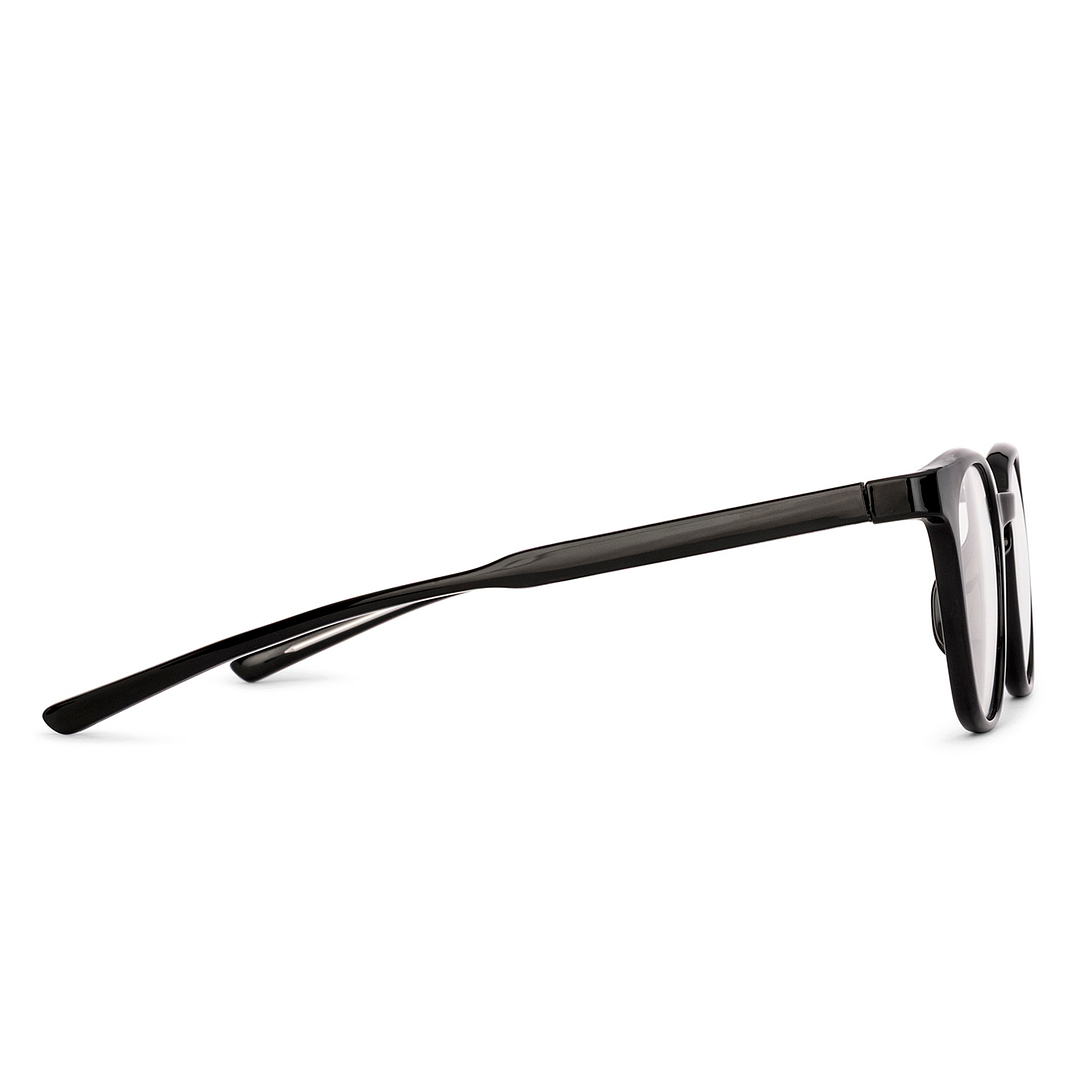 Lenskart Air Black Full Rim Round left side