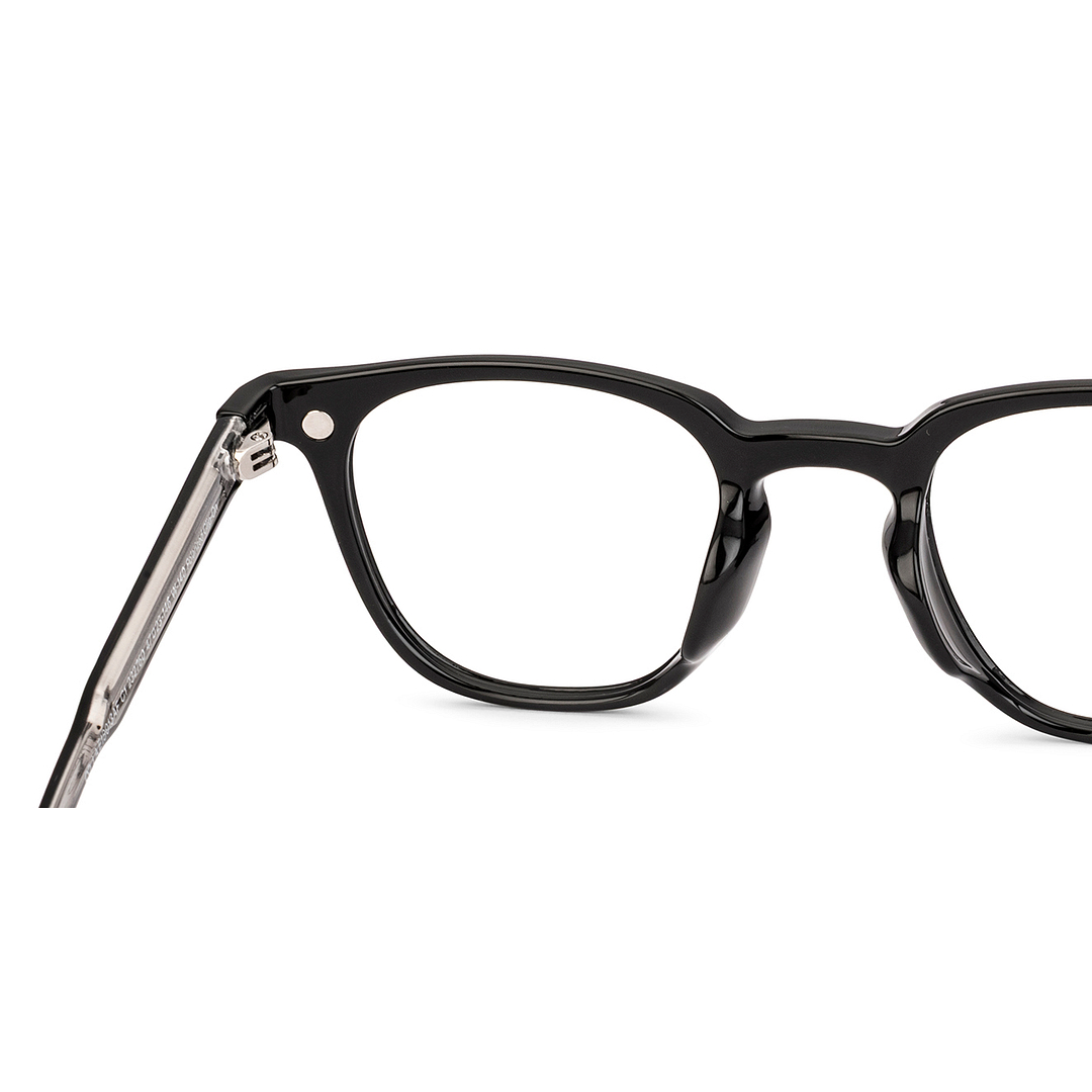 Lenskart Air Black Full Rim Round left side