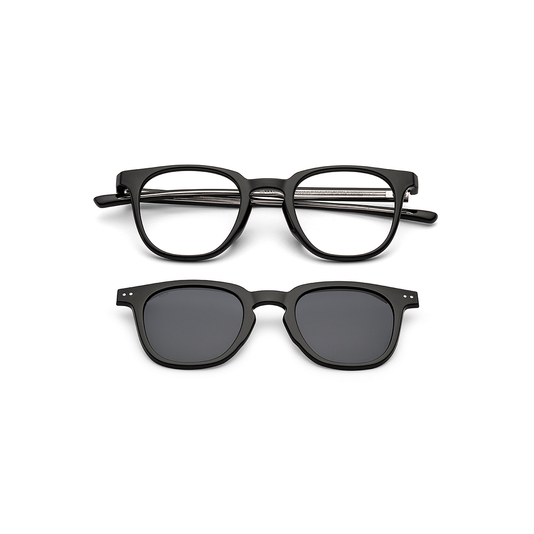 Lenskart Air Black Full Rim Round left side