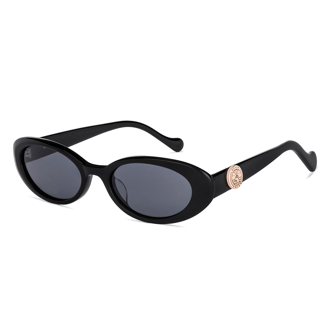 Lenskart Black Full Rim Round left side