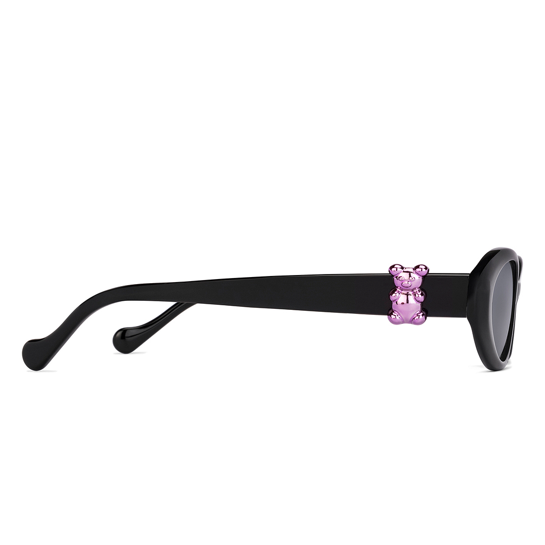 Lenskart Black Full Rim Round left side