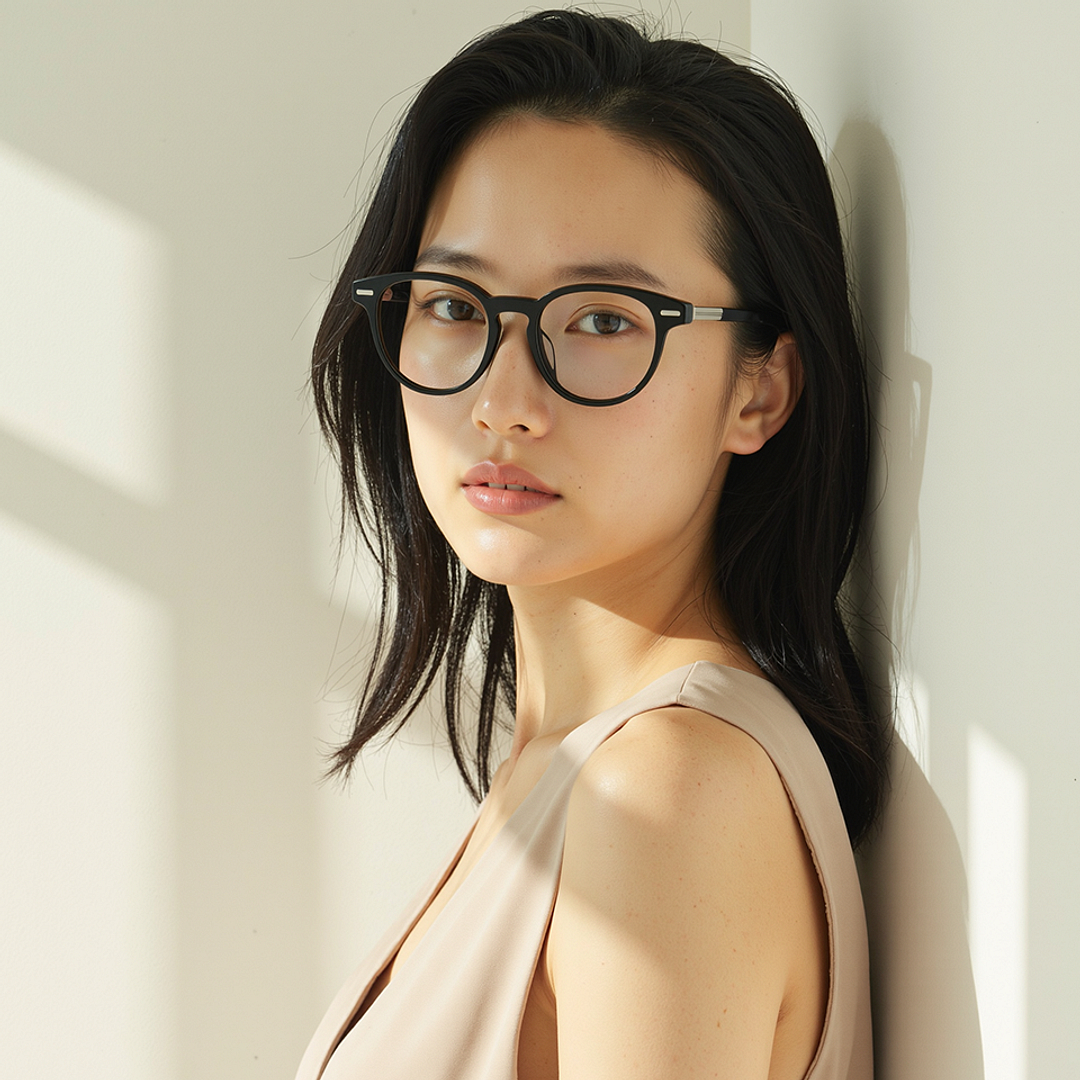 Lenskart STUDIO Black Full Rim Round right side