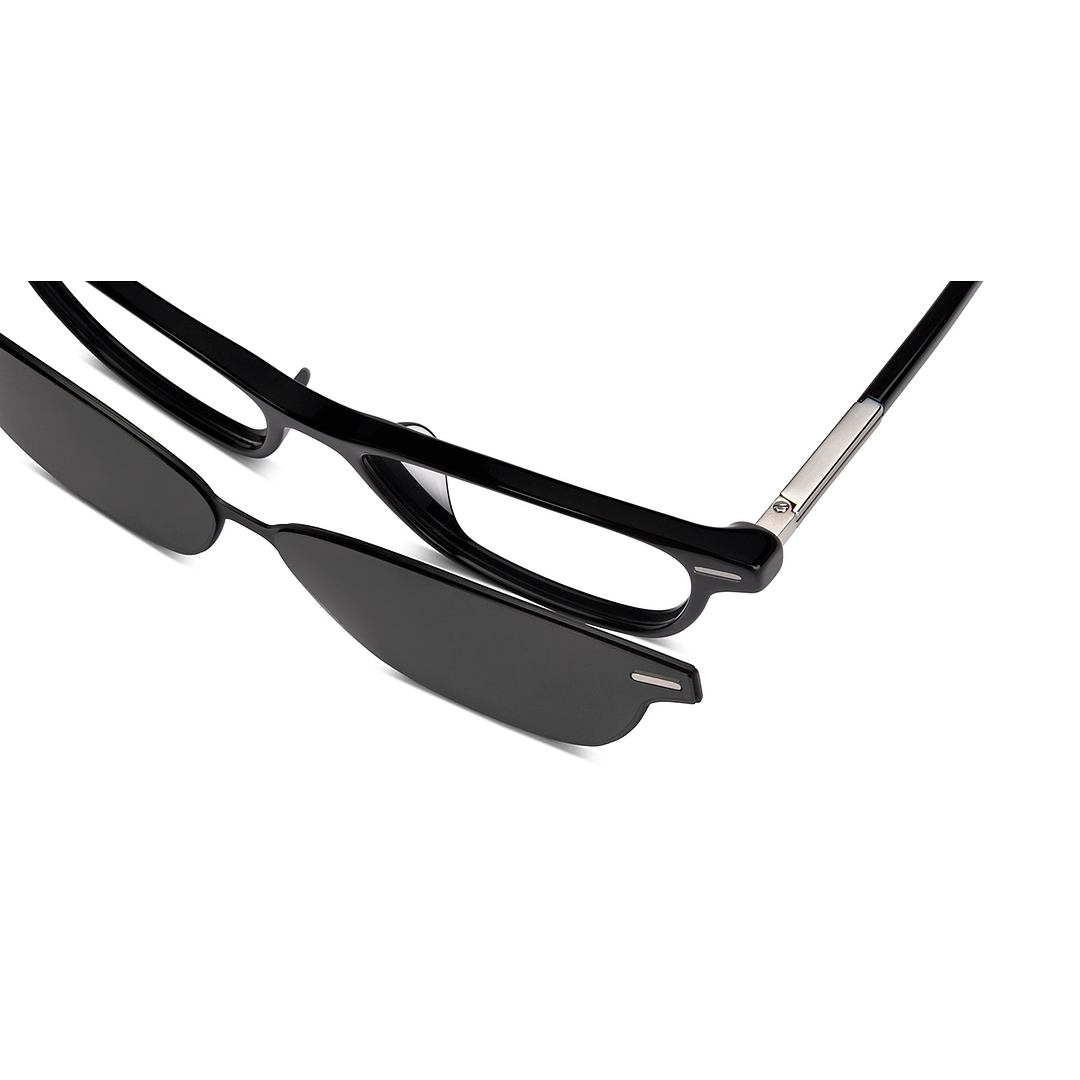 Lenskart STUDIO Black Full Rim Cat Eye right side