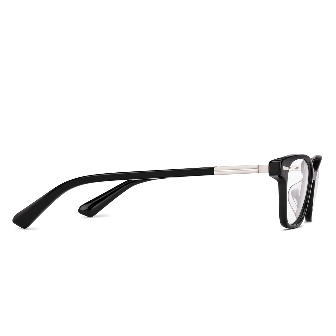 Lenskart STUDIO Black Full Rim Cat Eye left side