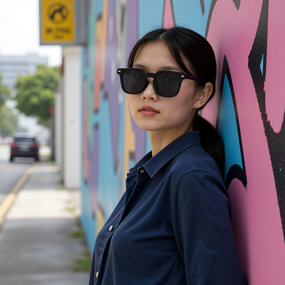 Lenskart Air Black Full Rim Square right side