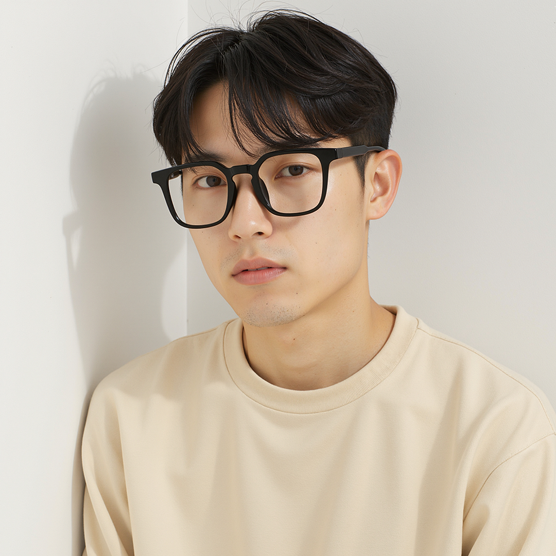 Lenskart Air Black Full Rim Square right side