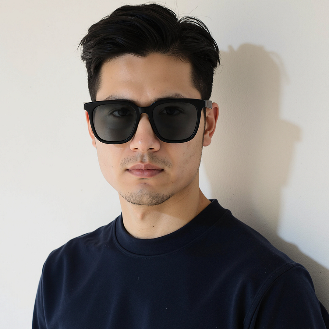 Lenskart Black Full Rim Square left side