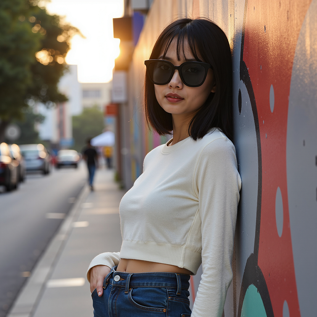 Lenskart Black Full Rim Square left side