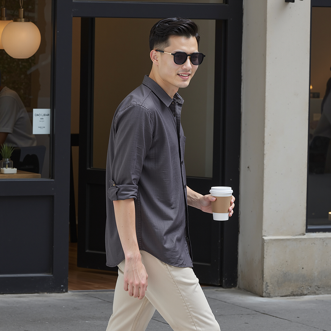 Lenskart Air Black Full Rim Geometric right side