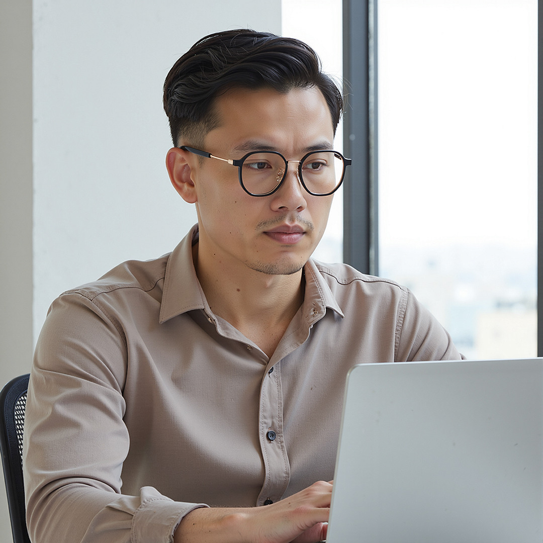 Lenskart Air Black Full Rim Geometric right side