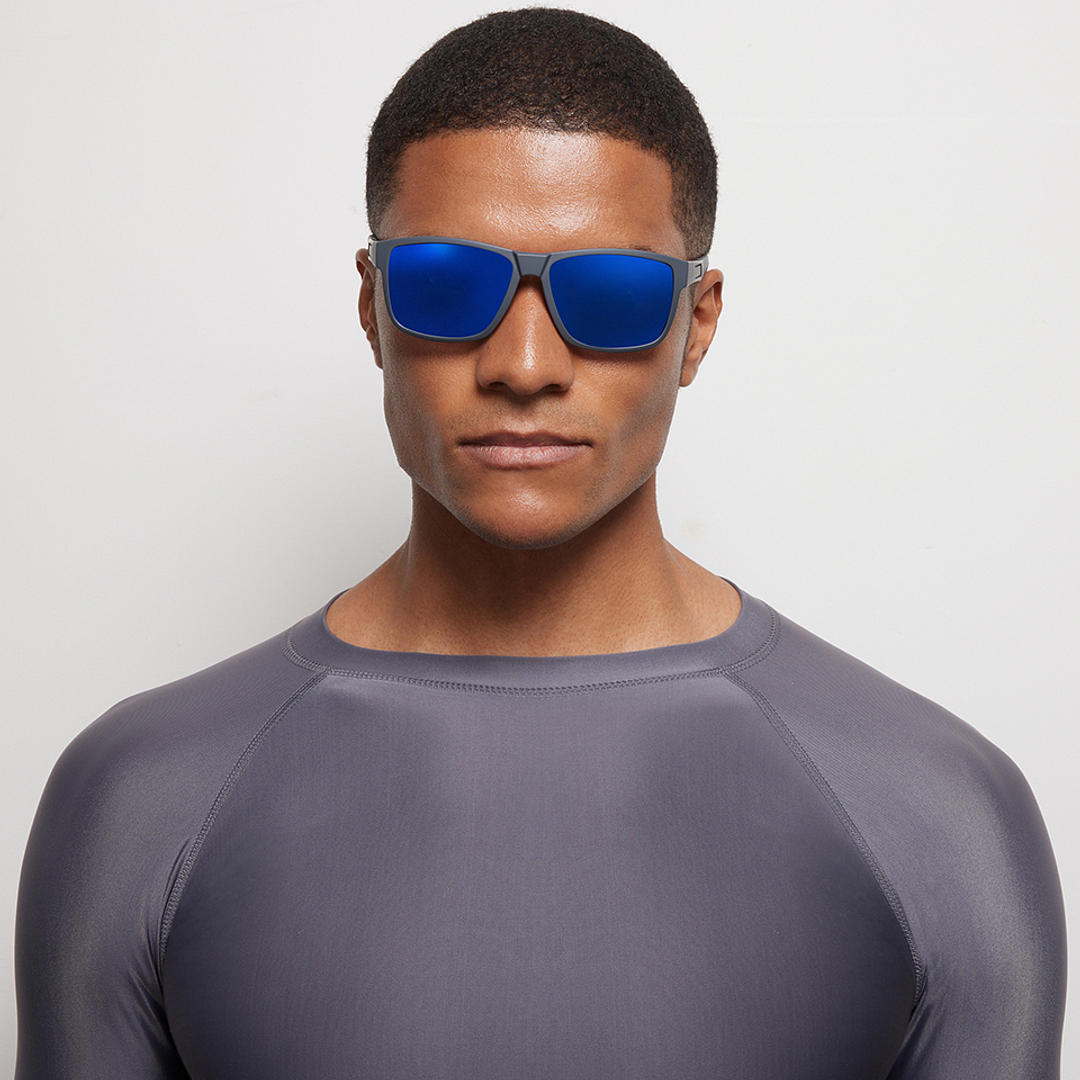 Lenskart Boost Online Grey Full Rim Square right side