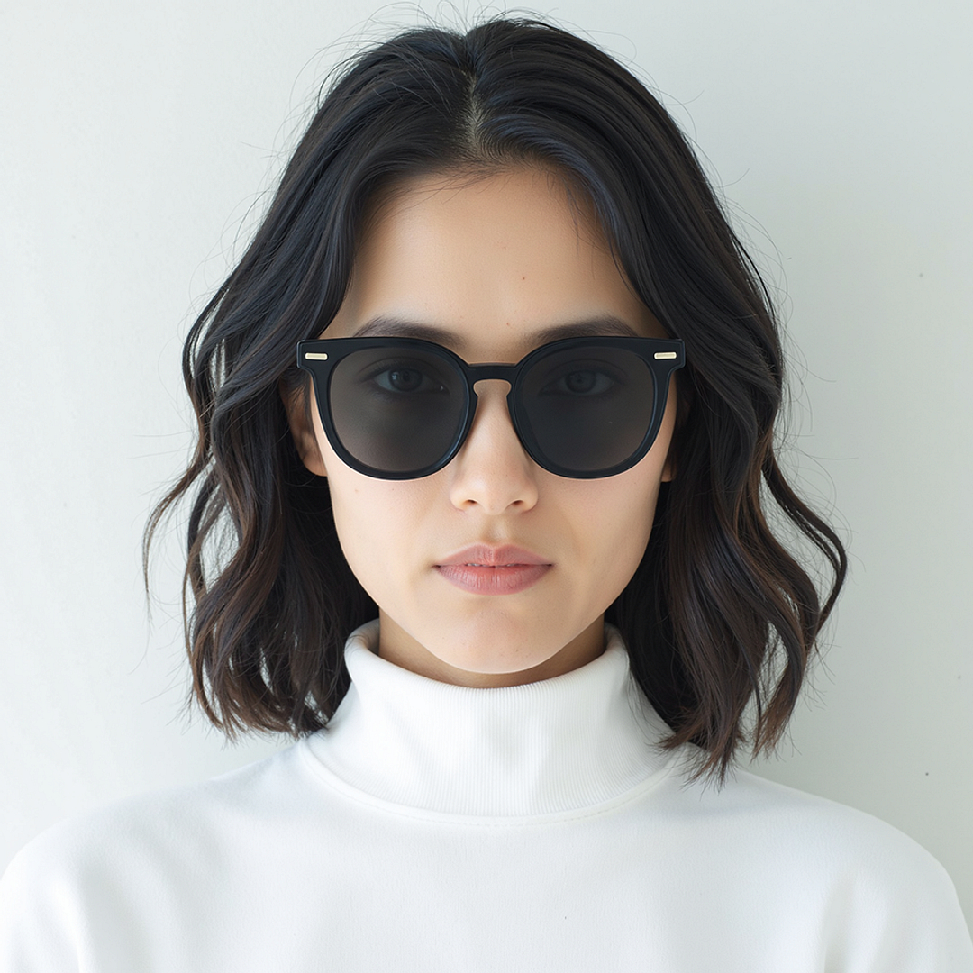 Lenskart STUDIO Blue Transparent Full Rim Square right side